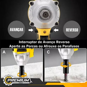 Parafusadeira De Impacto 48v Profissional Nk-30029 Maleta 35 Peças