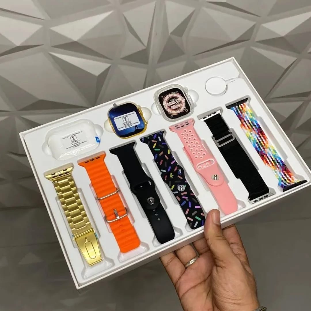 Smartwatch 4G LITE | Aprova d'água - 7 Pulseiras + Fone - NFC
